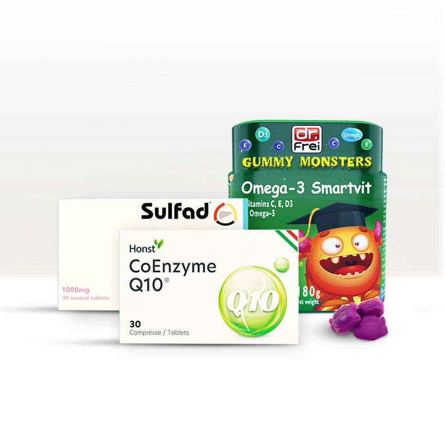 All-in-One Family Bundle (Sulfad, CoQ10 & Omega 3 gummies)