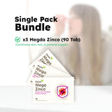 3 Packs offer | Mega Zinco | Immunity, Skin & Hormonal Balance Support | 30 Tablets
