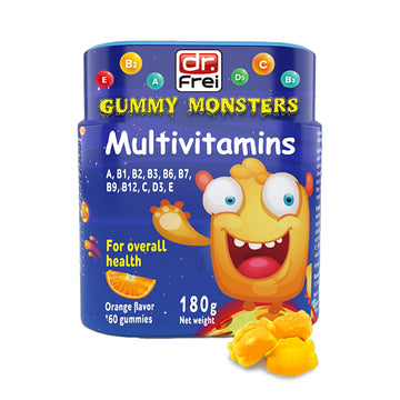 Dr.Frei Multivitamin Gummies, Orange Flavour, 60 pcs