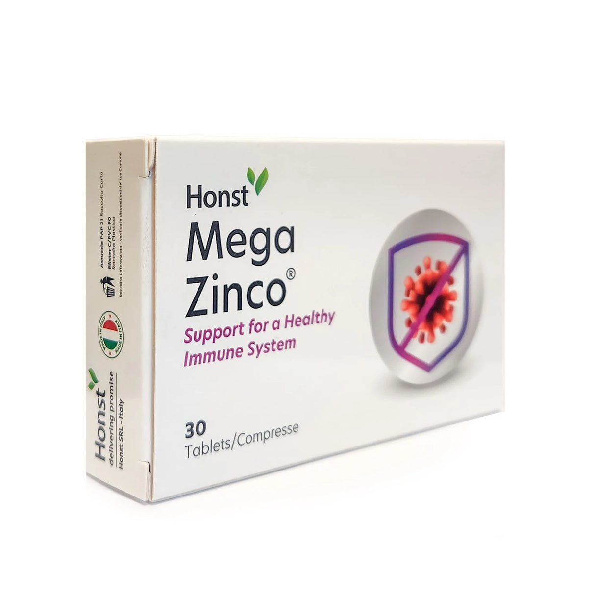Mega Zinco, Immunity, Skin & Hormonal Balance Support | 30 Tablets