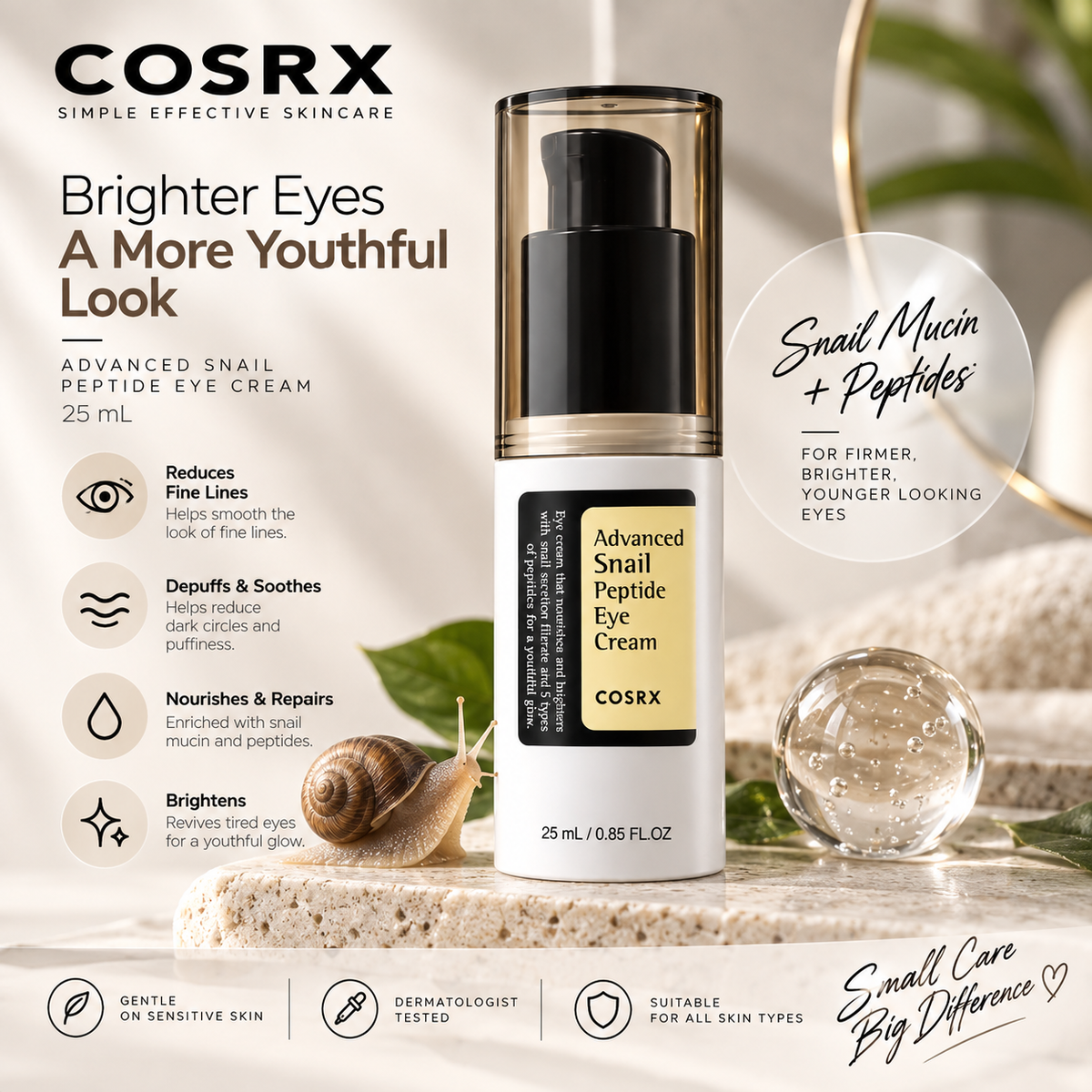 COSRX Advanced Snail Peptide Eye Cream 25ml