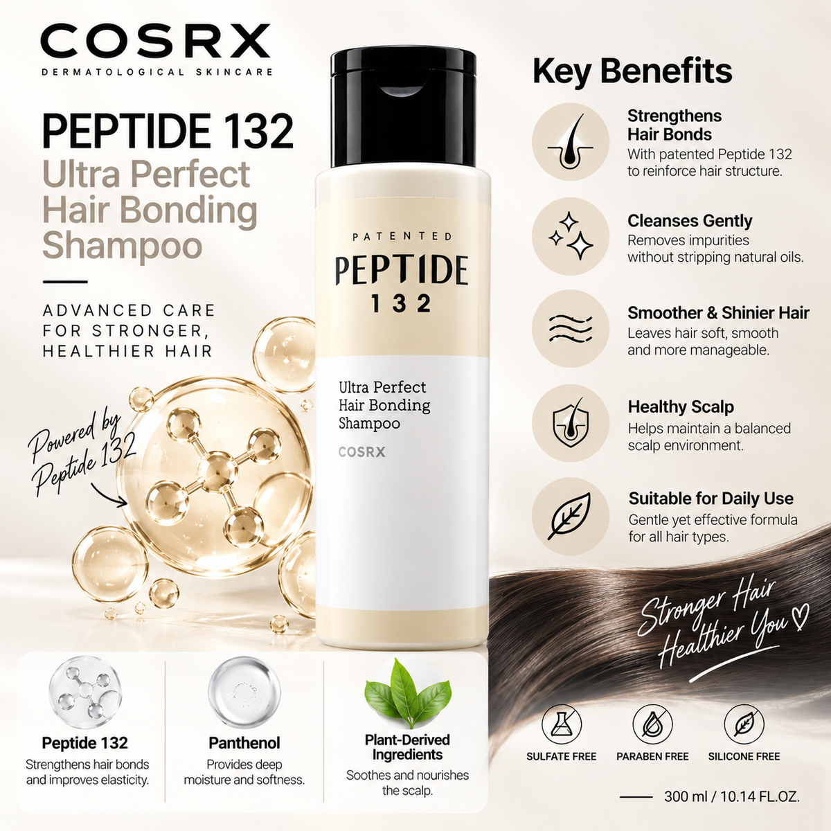 COSRX Peptide 132 Shampoo