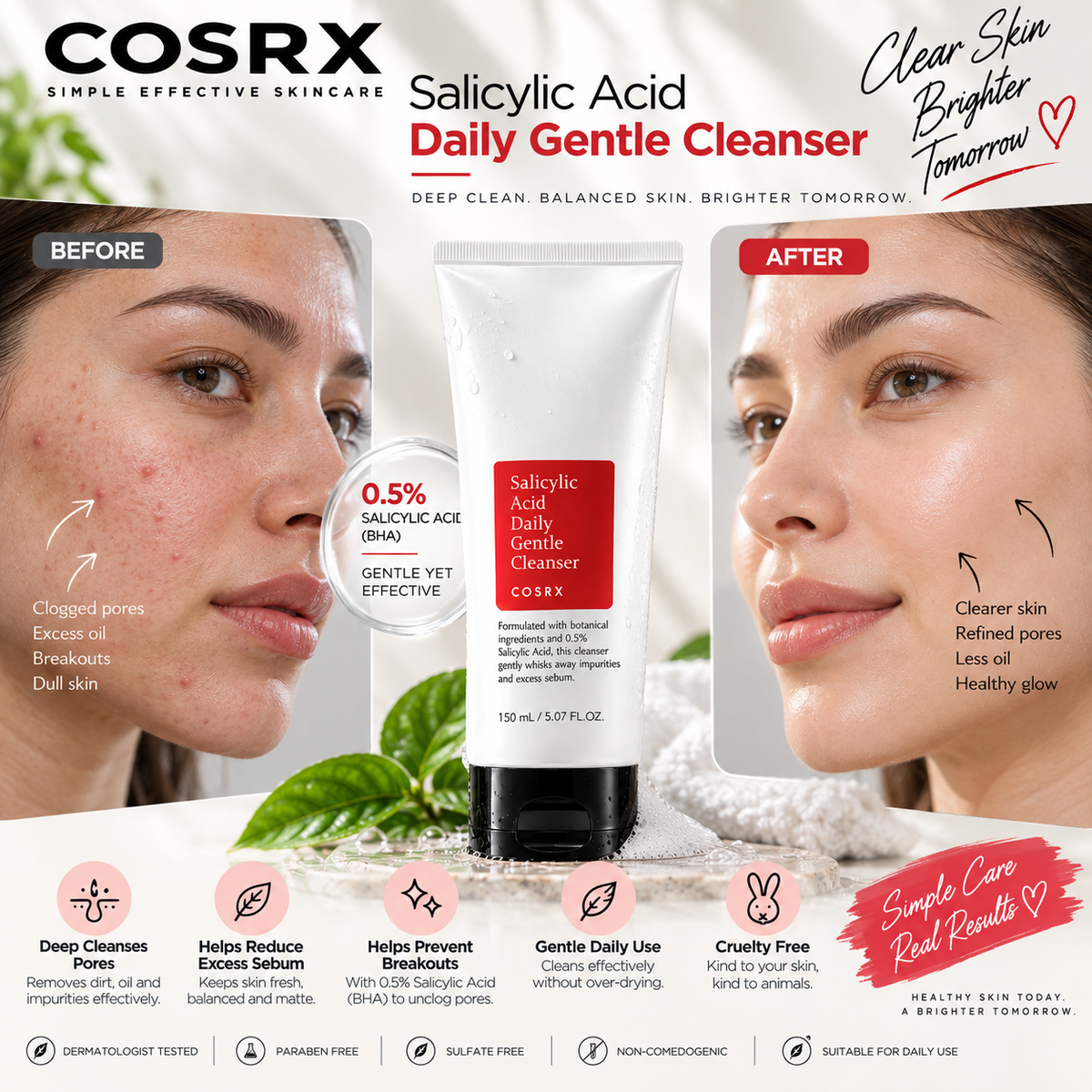 COSRX Salicylic Daily Gentle Cleanser 150ml