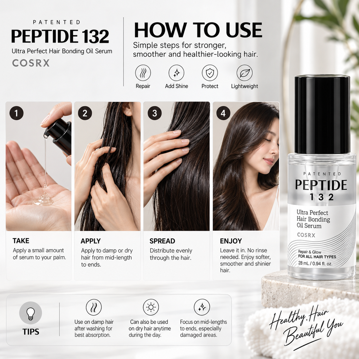 COSRX Peptide 132 Oil Serum