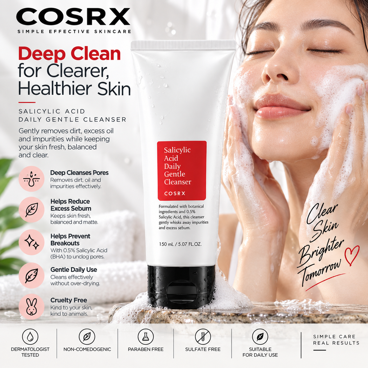 COSRX Salicylic Daily Gentle Cleanser 150ml