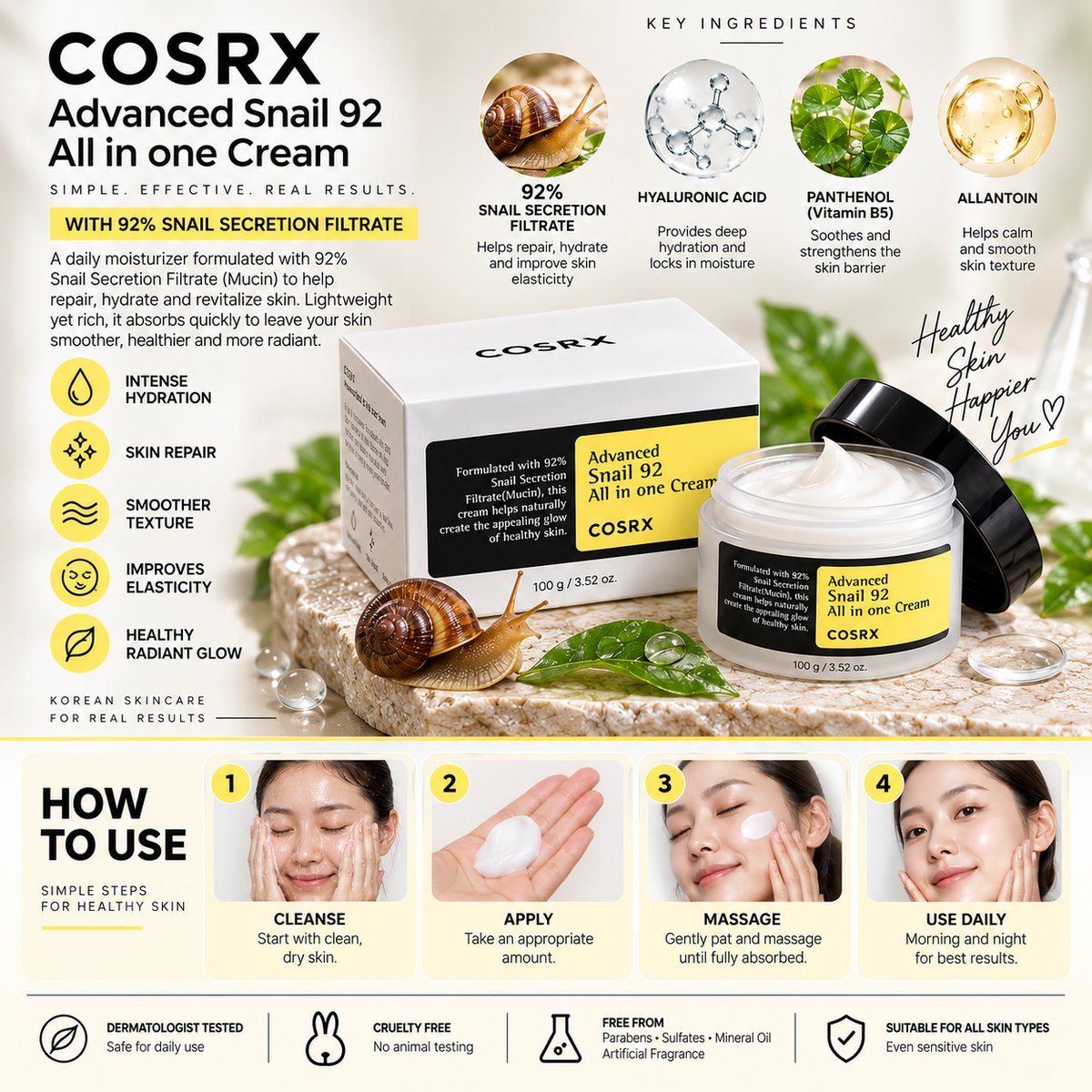 COSRX Snail 92 All In One Cream