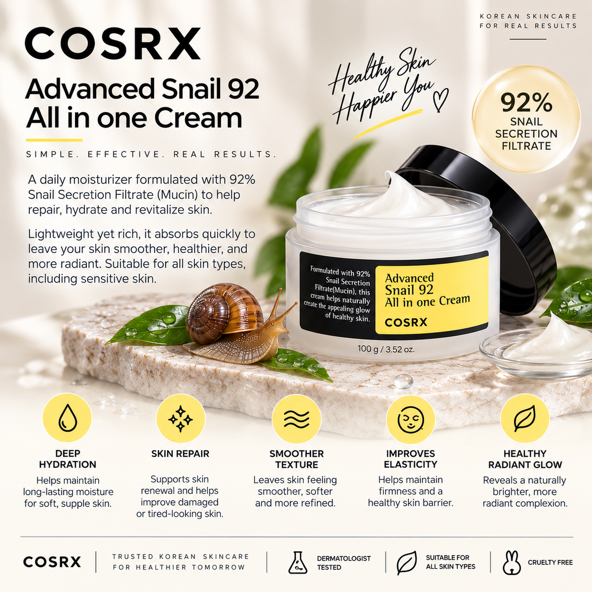 COSRX Snail 92 All In One Cream