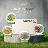 Sulfad, Liver Support for daily detox & metabolism Booster | 30 Tablets