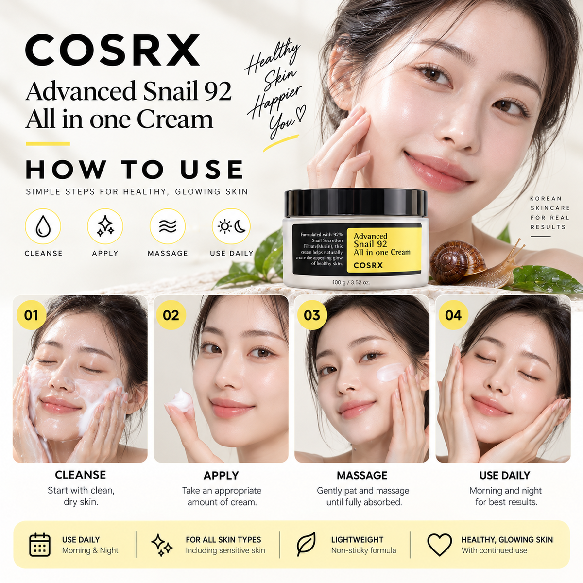 COSRX Snail 92 All In One Cream